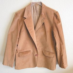 Oscar de la Renta Corduroy Blazer Sz 15/16